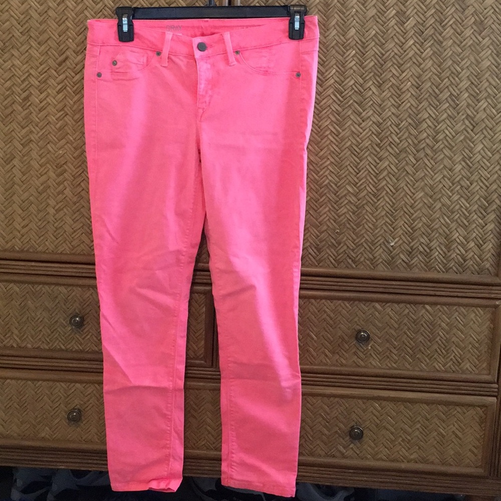 Hot pink ankle skinny pant